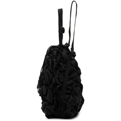 Shop Alexander Wang Black Ruched Rebound Backpack