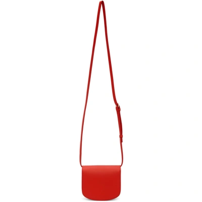 Shop Apc Red Mini Dina Bag In Bright