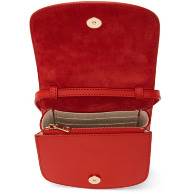 Shop A.p.c. Red Mini Dina Bag In Bright