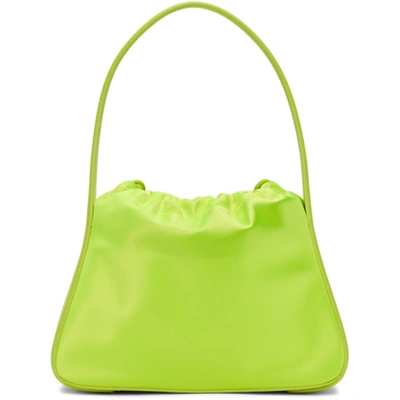 Shop Alexander Wang Yellow Small Ryan Bag In Neon Celandine