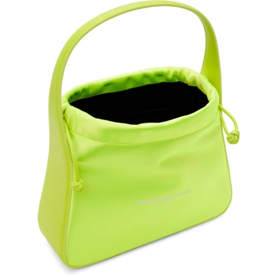 Shop Alexander Wang Yellow Small Ryan Bag In Neon Celandine