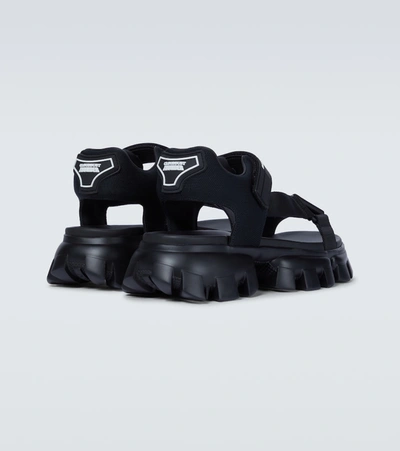 Shop Prada Cloudbust Thunder Sandals In Black