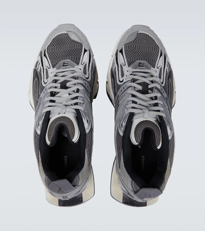 Shop Balenciaga X-pander Sneakers In Grey