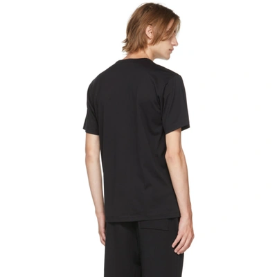 Shop Acne Studios Black Patch T-shirt