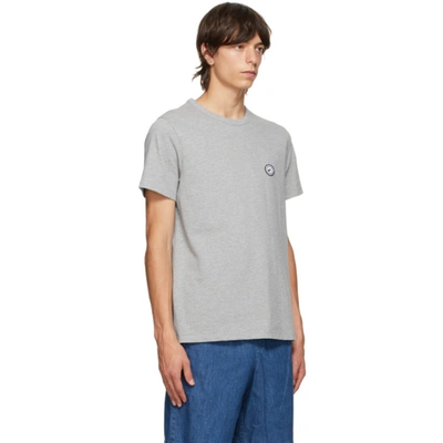 Shop Apc Grey Jay T-shirt In Heather Grey