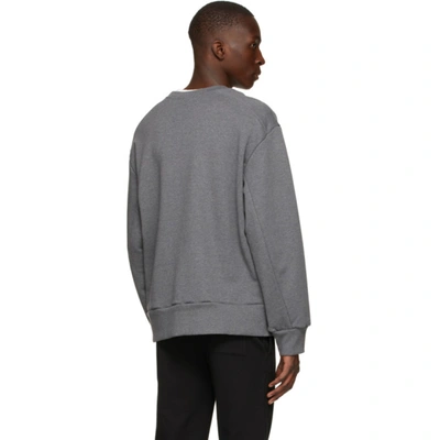 Shop Apc Grey Jaheim Sweatshirt In Heather Anthracite