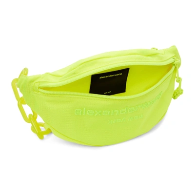 Shop Alexander Wang Yellow Nylon Primal Fanny Pack In 733 Neon Celandine