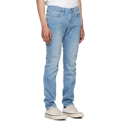 Shop Frame Blue 'l'homme Skinny' Jeans In Encinitas