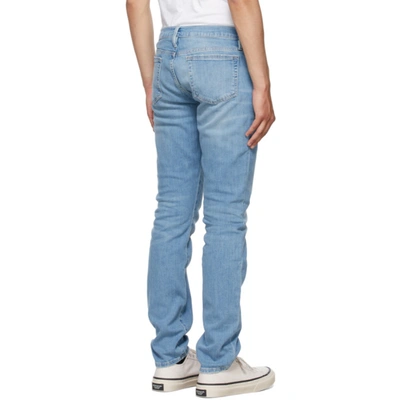 Shop Frame Blue 'l'homme Skinny' Jeans In Encinitas