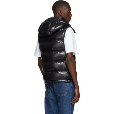 Shop Moncler Black Down Bormes Vest In 999 Black