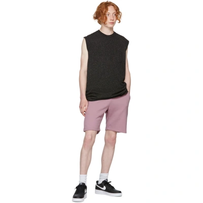 Shop John Elliott Pink Crimson Shorts In Acai