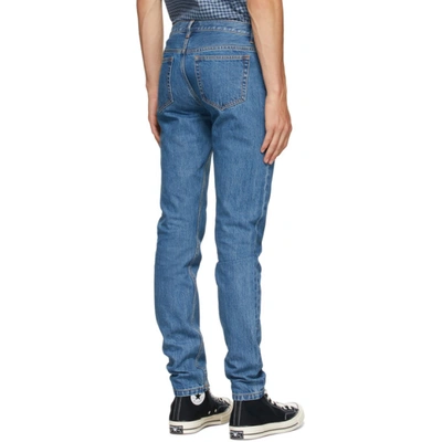 Shop Apc Blue Petit New Standard Jeans