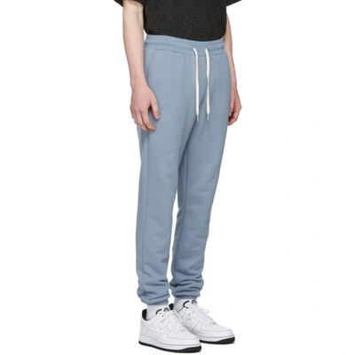 Shop John Elliott Blue La Lounge Pants In Arctic