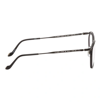 Shop Matsuda Gunmetal M3092 Glasses In Matte Black