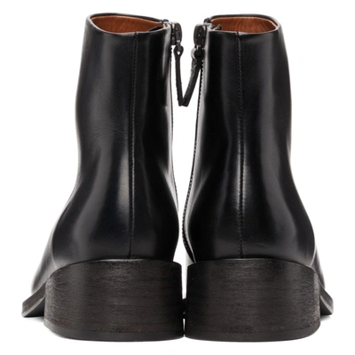 Shop Marsèll Black Spatoletto Ankle Boots In 666 Black