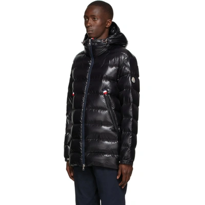 Shop Moncler Black Down Courcillon Jacket In 999 Black