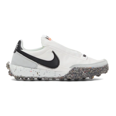 Nike Waffle Racer Crater Low-top Sneakers In Summit White / Black-photon  Dust-dark Grey | ModeSens