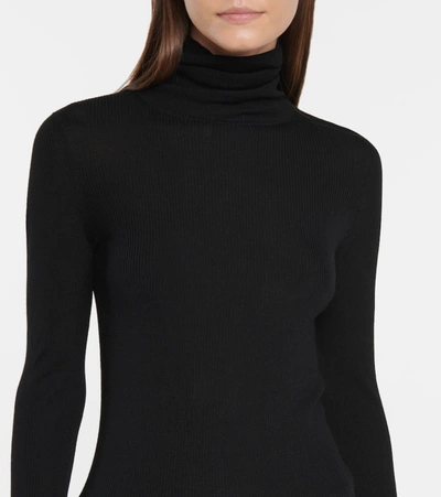 Shop 's Max Mara Gelly Wool Turtleneck Sweater In White