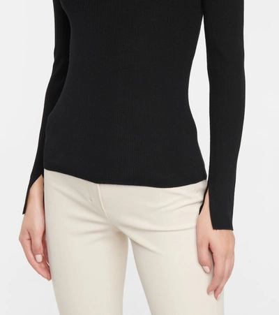 Shop 's Max Mara Gelly Wool Turtleneck Sweater In White