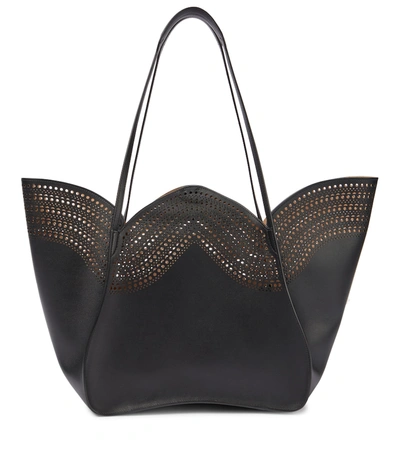 Saks Fifth Avenue Laser Cut Tote Bags for Women