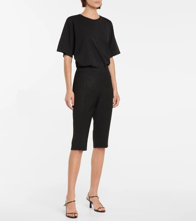 Shop Totême Organic Cotton T-shirt In Black