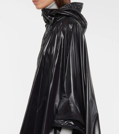 Moncler Convertible Raincoat In Black
