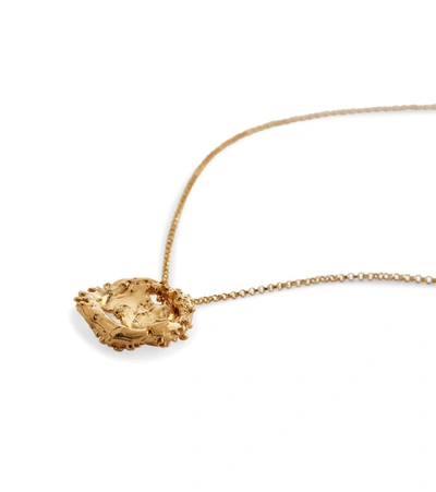 Shop Alighieri The Craters We Know 24kt Gold-plated Necklace