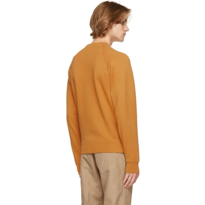 Shop Tom Ford Orange French Terry Sweatshirt In N15 Sand