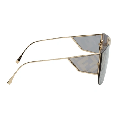 Shop Fendi Gold ' Fabulous' Sunglasses