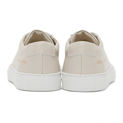 Shop Common Projects Off-white Achilles Low White Sole Sneakers In 4102 Off White