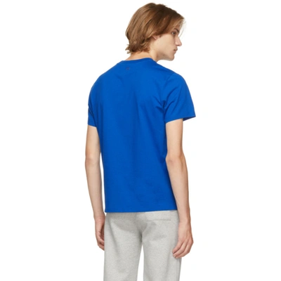Shop Ami Alexandre Mattiussi Blue Ami De Cœur T-shirt In Bleu Roi.490