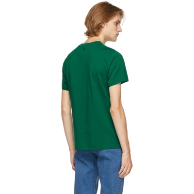 Shop Ami Alexandre Mattiussi Green Ami De Cœur T-shirt In Green - 300
