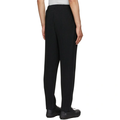 Shop Issey Miyake Black Monthly Color June Trousers In 15-black