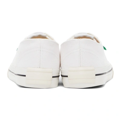 Shop Axel Arigato White Midnight Low Sneakers