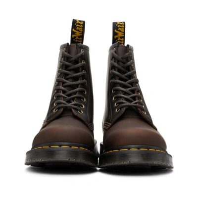 Shop Dr. Martens' Brown 1460 Dm's Wintergrip Boots In Cocoa