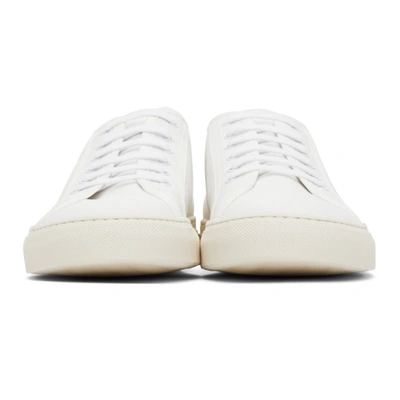 Shop Common Projects White Tournament Low Sneakers