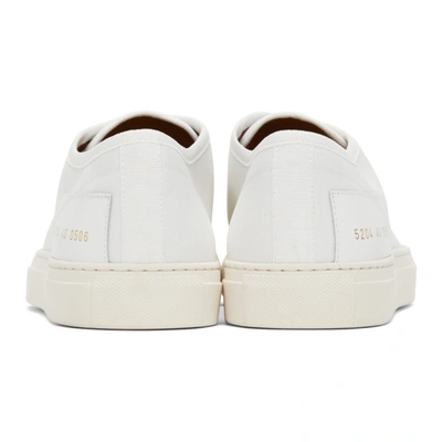 Shop Common Projects White Tournament Low Sneakers
