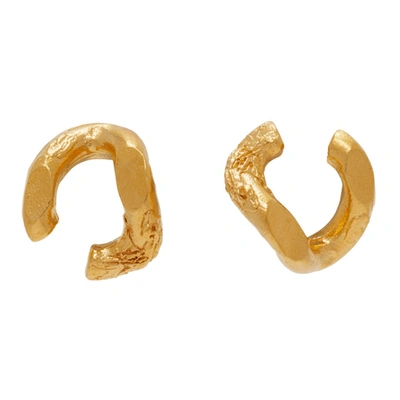 Shop Alighieri Gold 'the Flashback' Earrings