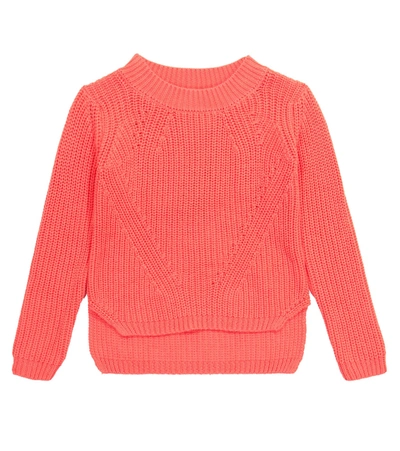 Shop Molo Gillis Organic Cotton Sweater In Pink