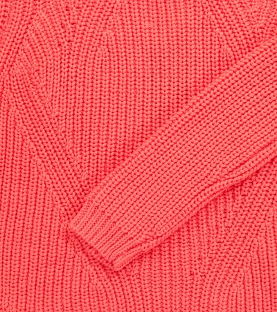 Shop Molo Gillis Organic Cotton Sweater In Pink