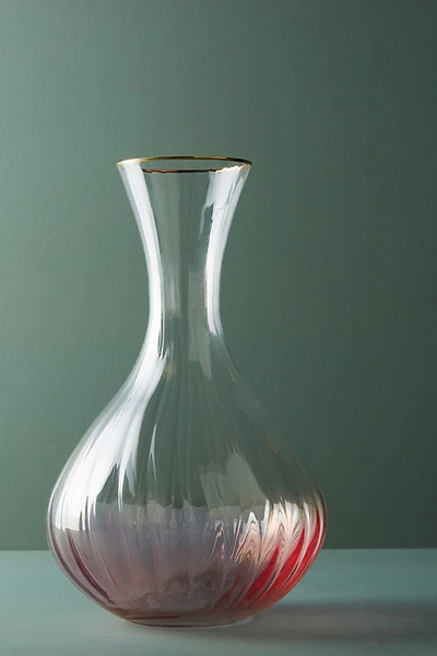 Shop Anthropologie Waterfall Carafe In Pink