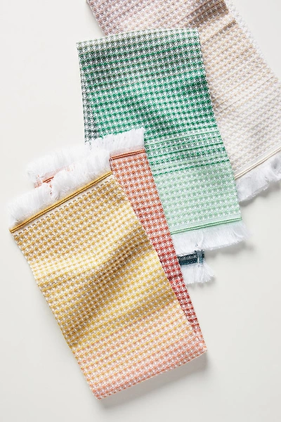 Shop Anthropologie Lillian Dish Towels, Set Of 3 In Assorted