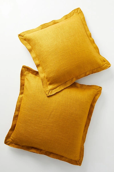 Shop Anthropologie Luxe Linen Blend Pillow