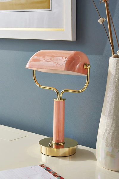 Shop Anthropologie Bethany Task Lamp In Pink