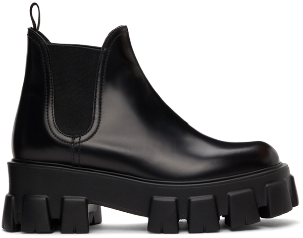 prada black boots