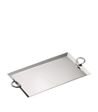 Shop Christofle Silver-plated Vertigo Mail Tray (25cm X 14cm)