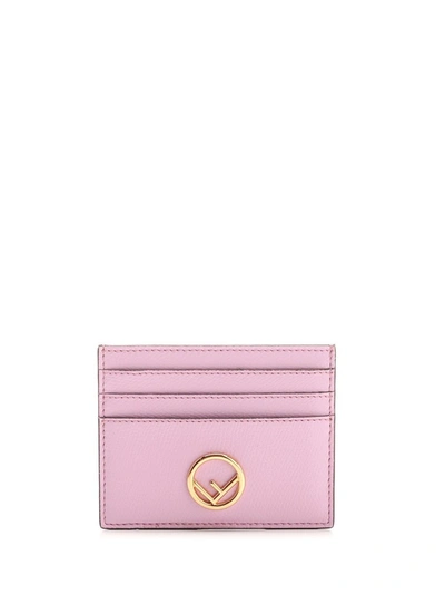 Shop Fendi Women's Pink Leather Card Holder