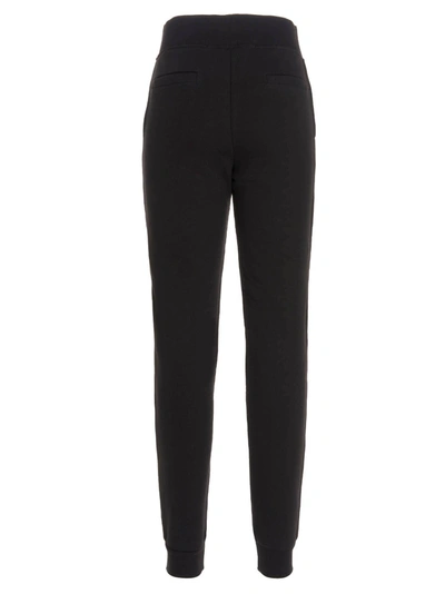 Shop Karl Lagerfeld Women's Black Cotton Pants