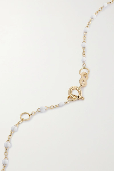 Shop Gigi Clozeau Gigi Supreme 18-karat Gold, Resin And Diamond Necklace