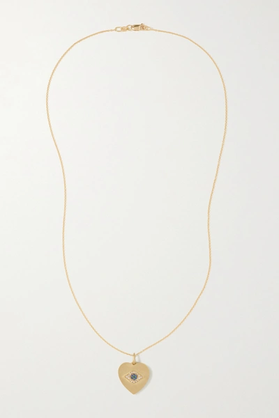 Shop Ileana Makri Golden Dawn 18-karat Gold Multi-stone Necklace